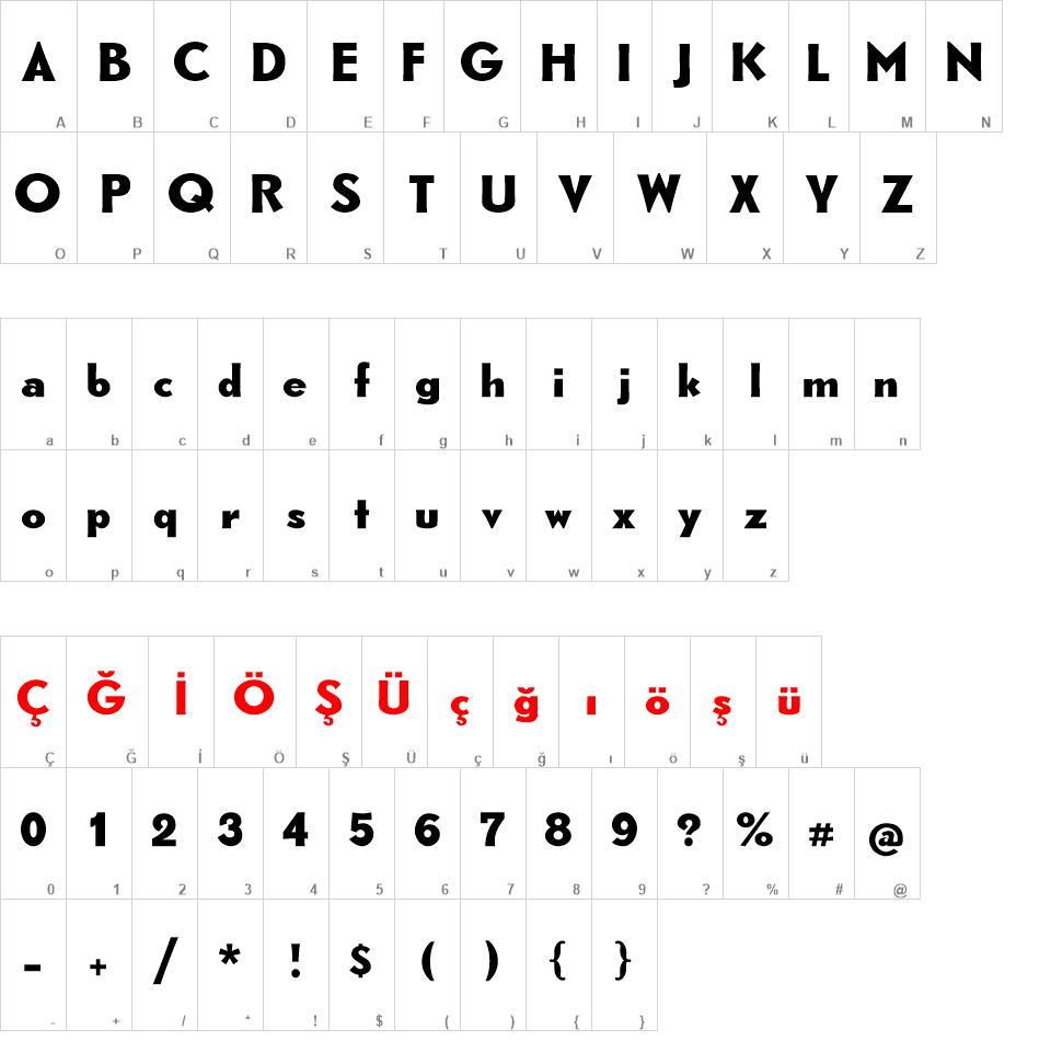 CAT Rhythmus font